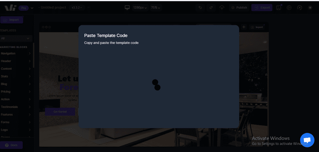 processing template