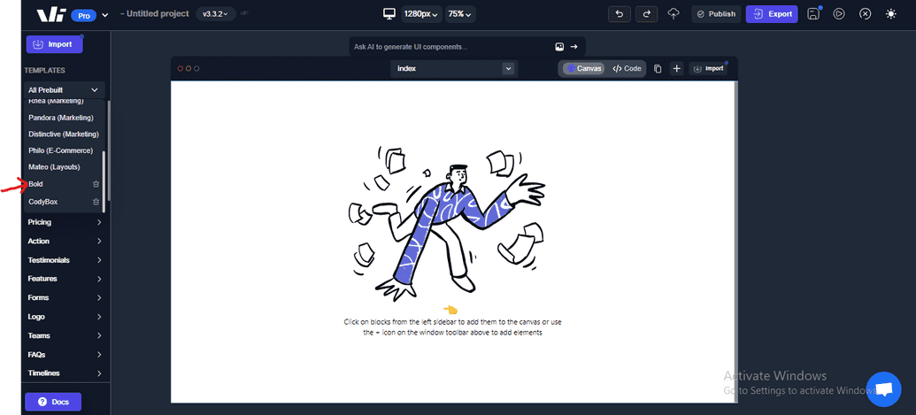 selcting-ui-library