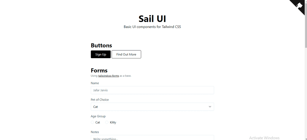 Sail UI