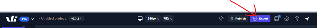 Export Button