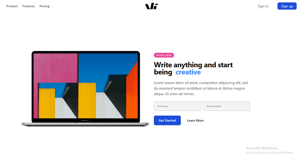 Published website