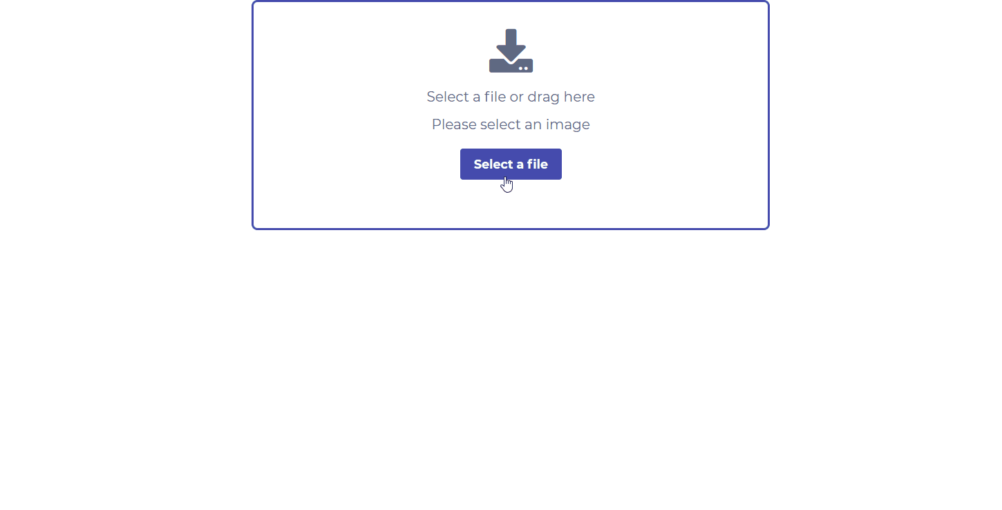 Contrast React Bootstrap 5 File Uploader Default 