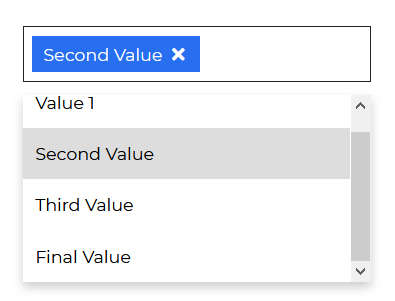 Contrast React Bootstrap 5 Default Multiselect Component