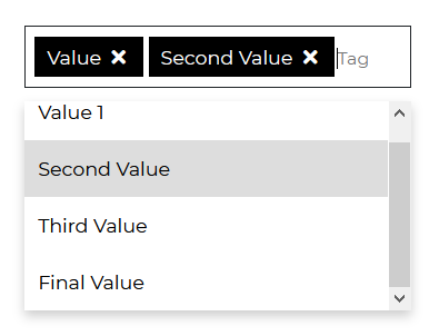 Contrast React Bootstrap 5 Multiselect with Submit Option Component